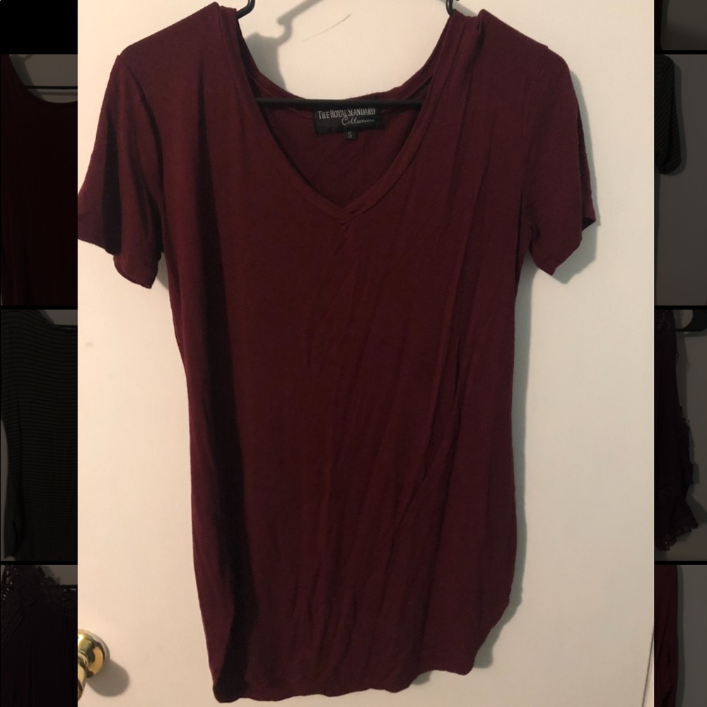 The Royal Standard Collection Womens Maroon Shirt